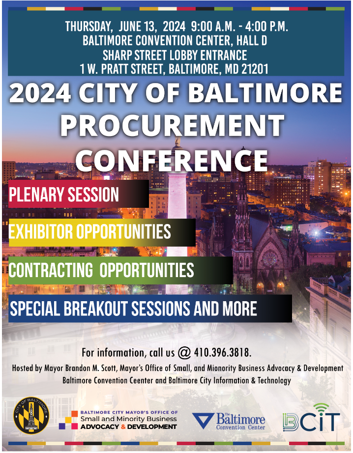 2024 City of Baltimore Procurement Conference